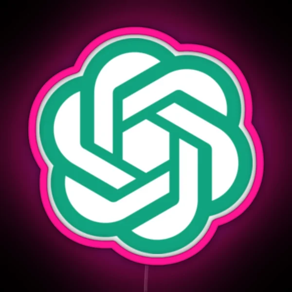 Chat GPT AI Bot RGB Neon Sign
