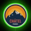 Chatel France Mountain Design RGB Neon Sign - Image 3