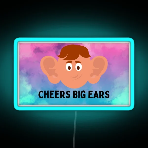 Cheers Big Ears RGB Neon Sign