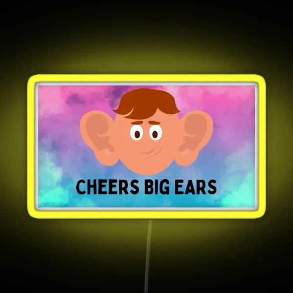 Cheers Big Ears RGB Neon Sign