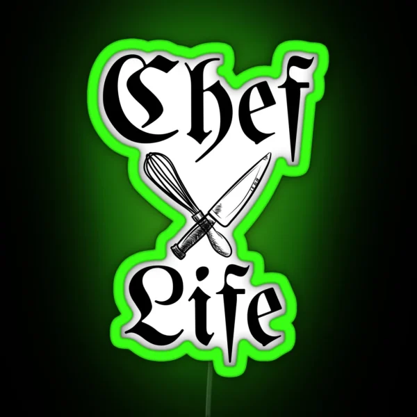 Chef Life RGB Neon Sign