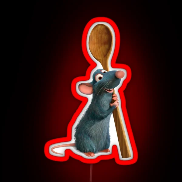 Chef Ratatouille RGB Neon Sign