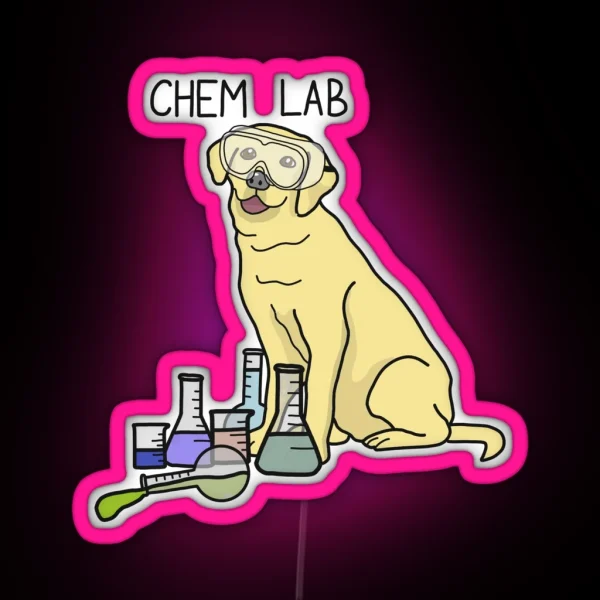 Chem Lab RGB Neon Sign