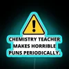 Chemistry Teacher Makes Horrible Puns Periodically Teacher Puns Back To School Student Teacher Educational RGB Neon Sign - Image 3