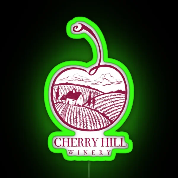 Cherry Hill Winery From Emily Henry S Funny Story RGB Neon Sign