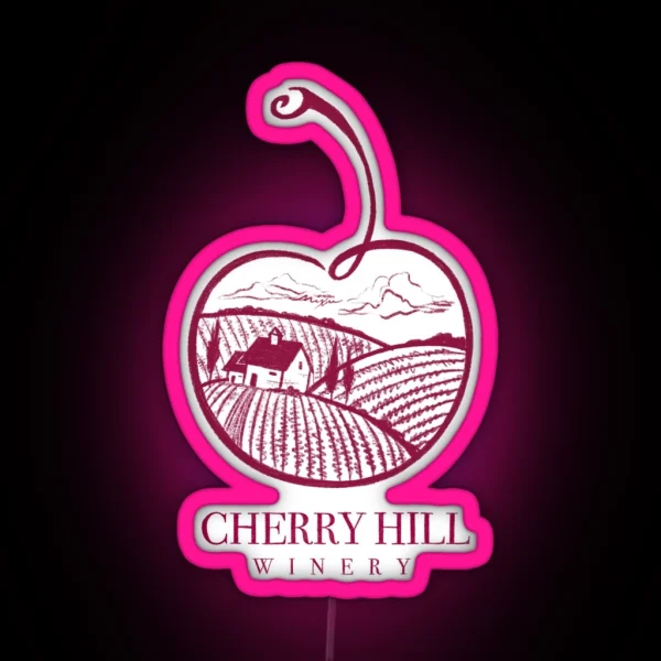 Cherry Hill Winery From Emily Henry S Funny Story RGB Neon Sign