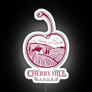 Cherry Hill Winery From Emily Henry S Funny Story RGB Neon Sign