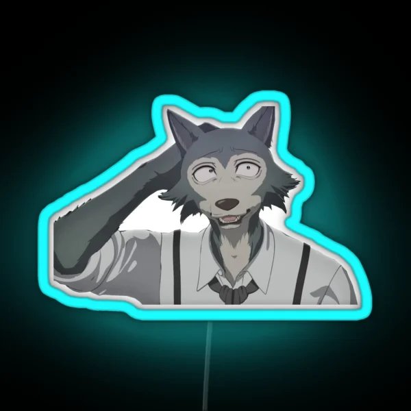 Cherryton School Legosi Wolf RGB Neon Sign