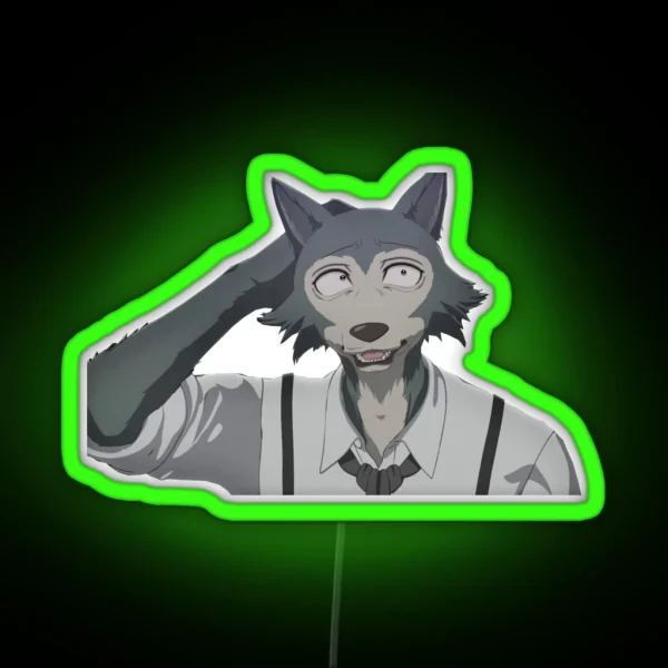 Cherryton School Legosi Wolf RGB Neon Sign
