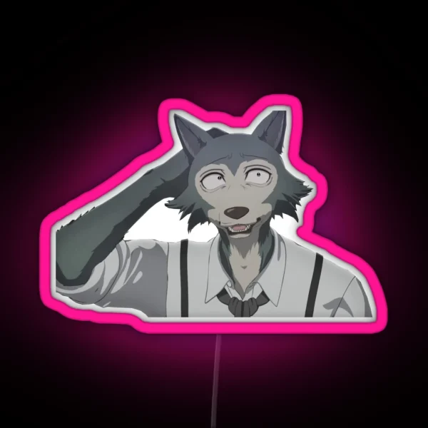 Cherryton School Legosi Wolf RGB Neon Sign