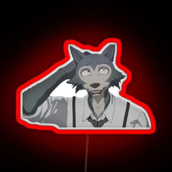 Cherryton School Legosi Wolf RGB Neon Sign