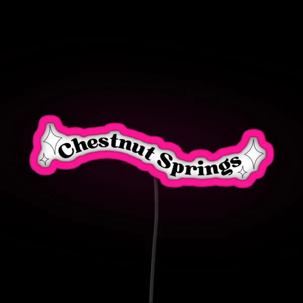 Chestnut Springs Elsie Silver RGB Neon Sign
