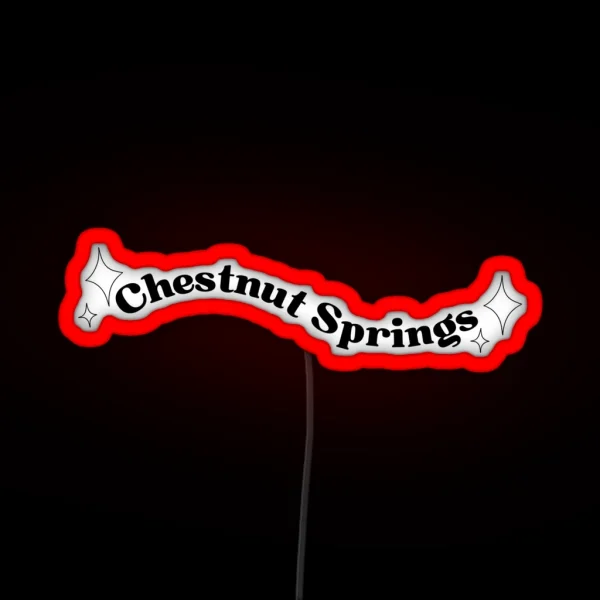 Chestnut Springs Elsie Silver RGB Neon Sign