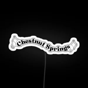 Chestnut Springs Elsie Silver RGB Neon Sign