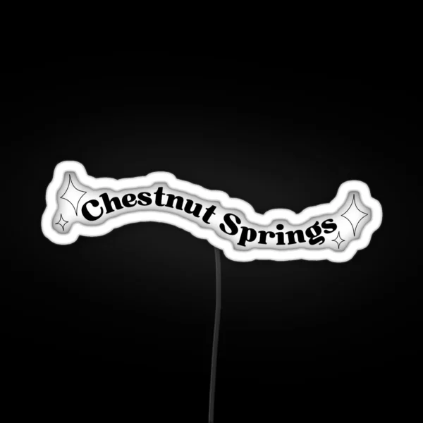 Chestnut Springs Elsie Silver RGB Neon Sign