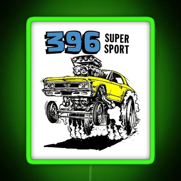 Chevrolet 396 Super Sport RGB Neon Sign