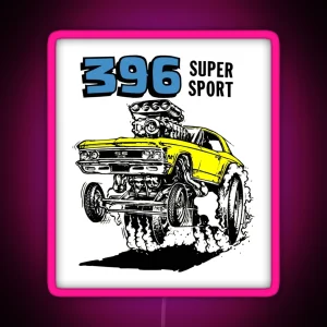 Chevrolet 396 Super Sport RGB Neon Sign