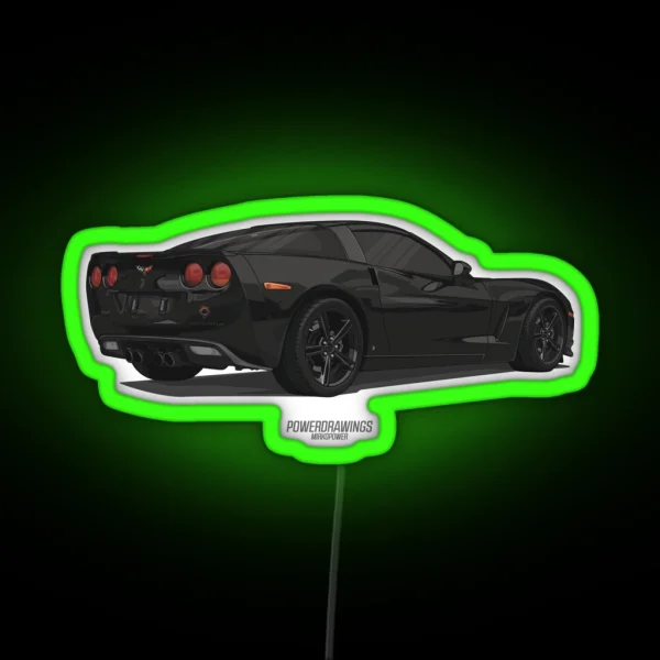Chevrolet Corvette C6 RGB Neon Sign