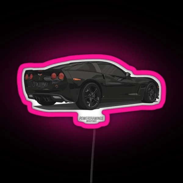 Chevrolet Corvette C6 RGB Neon Sign
