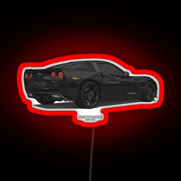 Chevrolet Corvette C6 RGB Neon Sign