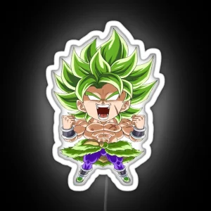 Chibi Anime DB SUPER BROLY RGB Neon Sign