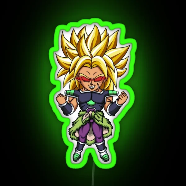 Chibi Broly New RGB Neon Sign