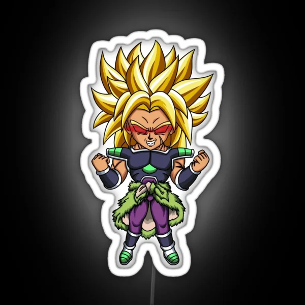 Chibi Broly New RGB Neon Sign