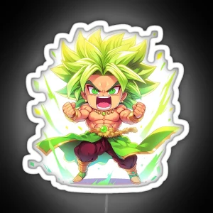 Chibi Broly RGB Neon Sign