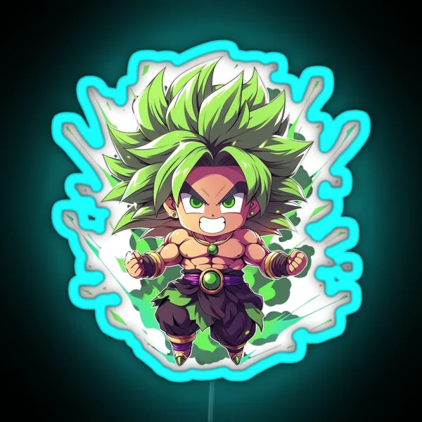 Chibi Broly RGB Neon Sign