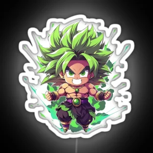 Chibi Broly RGB Neon Sign