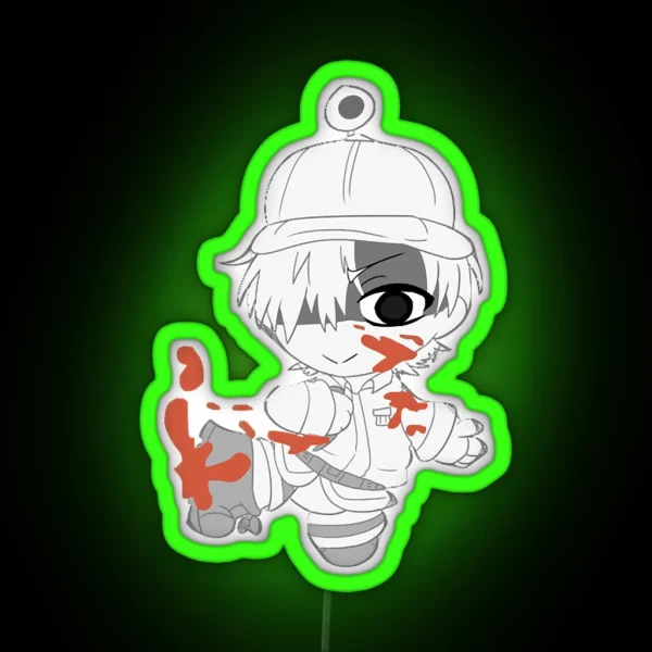 Chibi Cells At Work White Blood Cell RGB Neon Sign