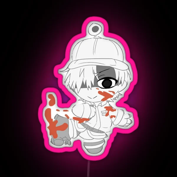 Chibi Cells At Work White Blood Cell RGB Neon Sign