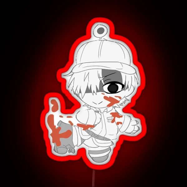 Chibi Cells At Work White Blood Cell RGB Neon Sign