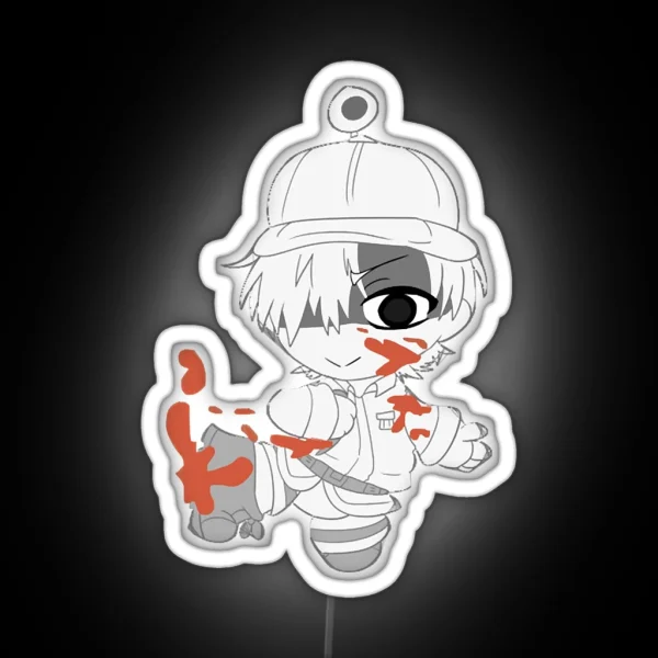 Chibi Cells At Work White Blood Cell RGB Neon Sign