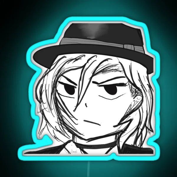 Chibi Chuuya RGB Neon Sign