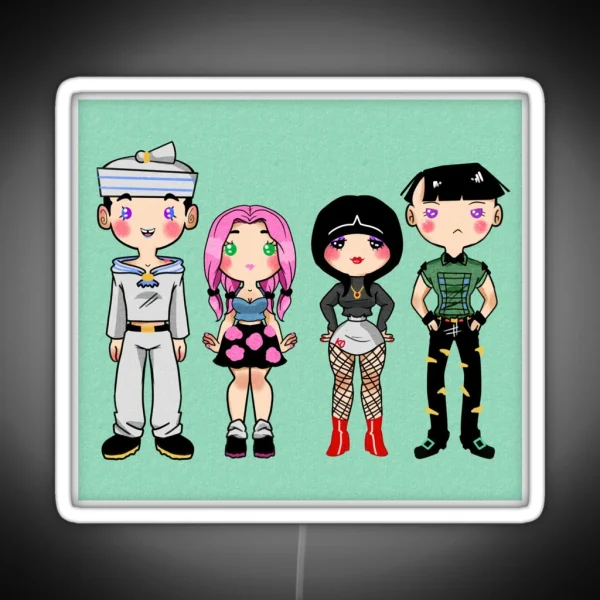 Chibi Crew RGB Neon Sign