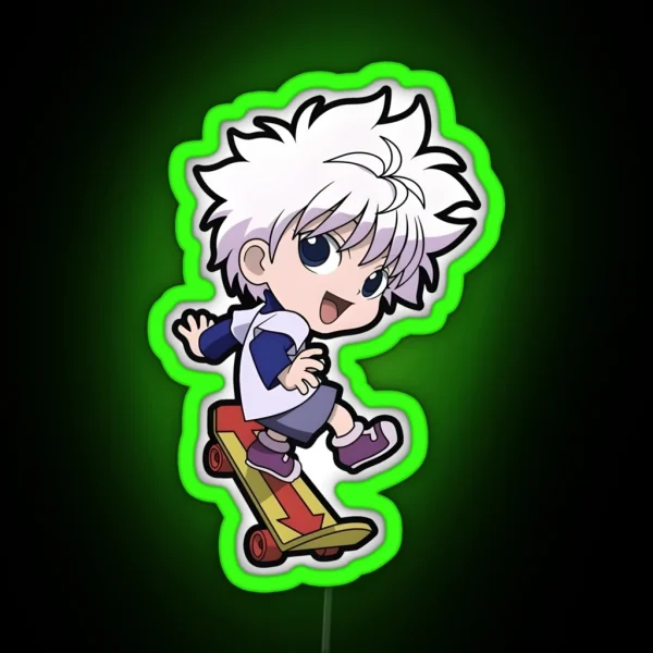 Chibi Cute Hunter RGB Neon Sign