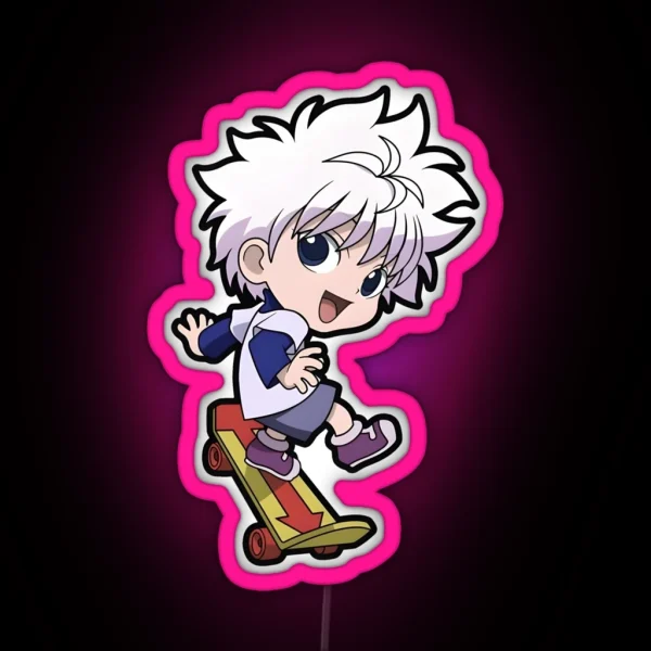 Chibi Cute Hunter RGB Neon Sign