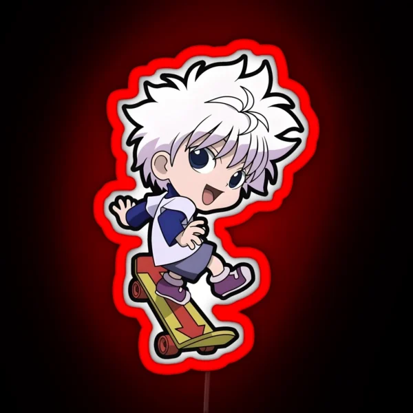 Chibi Cute Hunter RGB Neon Sign