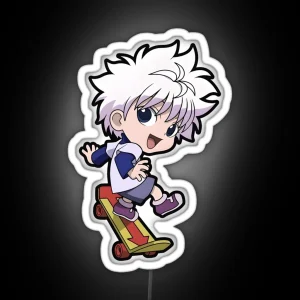 Chibi Cute Hunter RGB Neon Sign