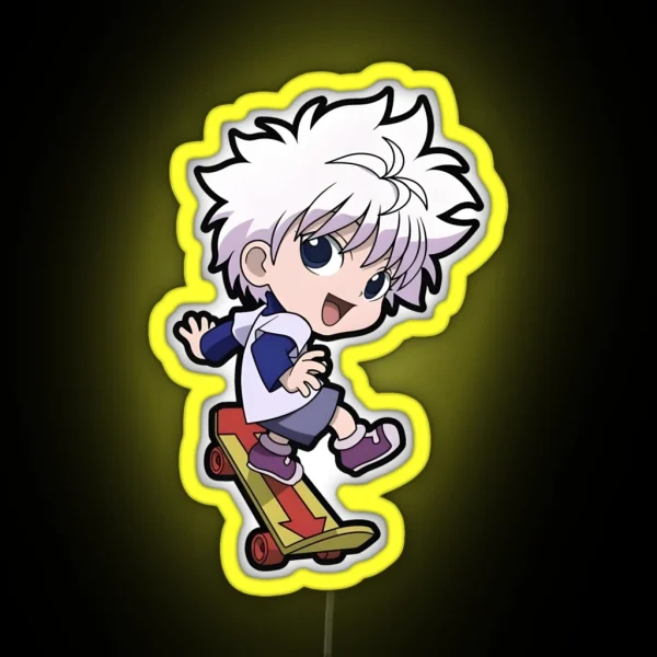Chibi Cute Hunter RGB Neon Sign