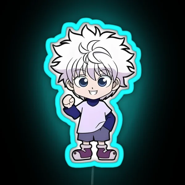 Chibi Cute Hunter RGB Neon Sign