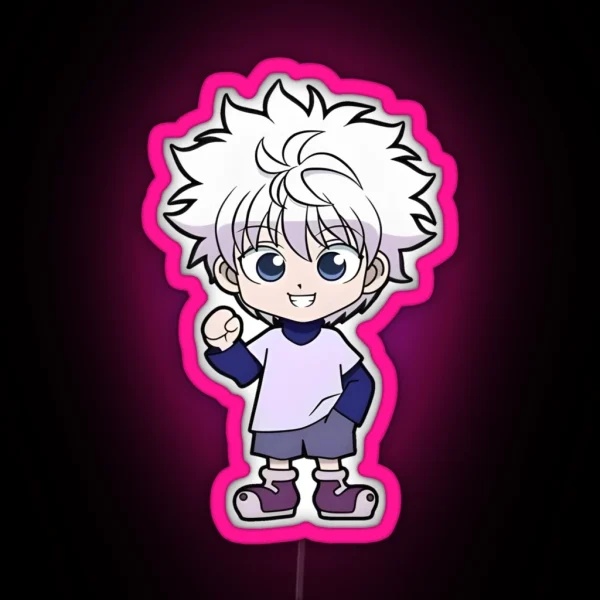 Chibi Cute Hunter RGB Neon Sign