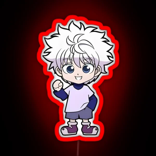 Chibi Cute Hunter RGB Neon Sign