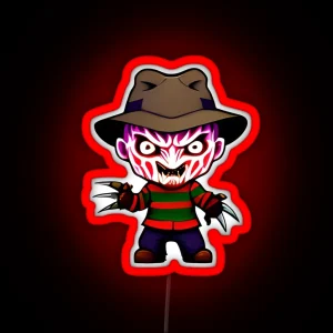 Chibi Freddy Krueger RGB Neon Sign