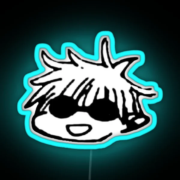 Chibi Gojo Satoru Jjk RGB Neon Sign