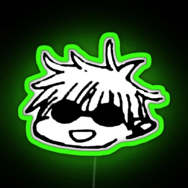 Chibi Gojo Satoru Jjk RGB Neon Sign