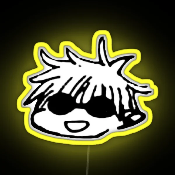 Chibi Gojo Satoru Jjk RGB Neon Sign