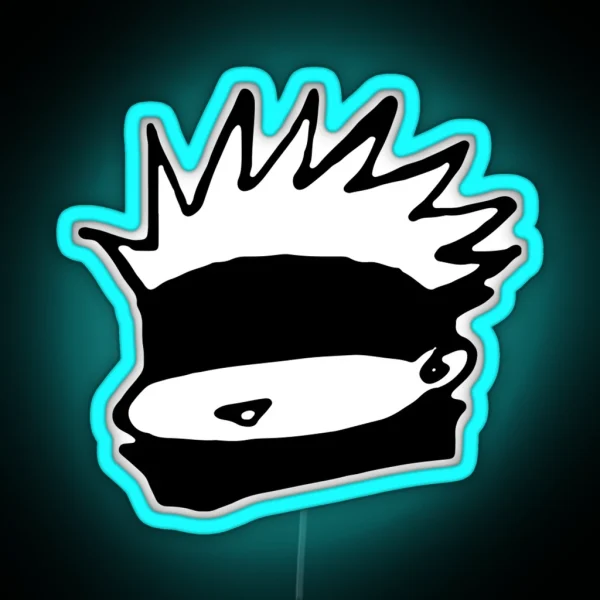Chibi Gojo Satoru RGB Neon Sign