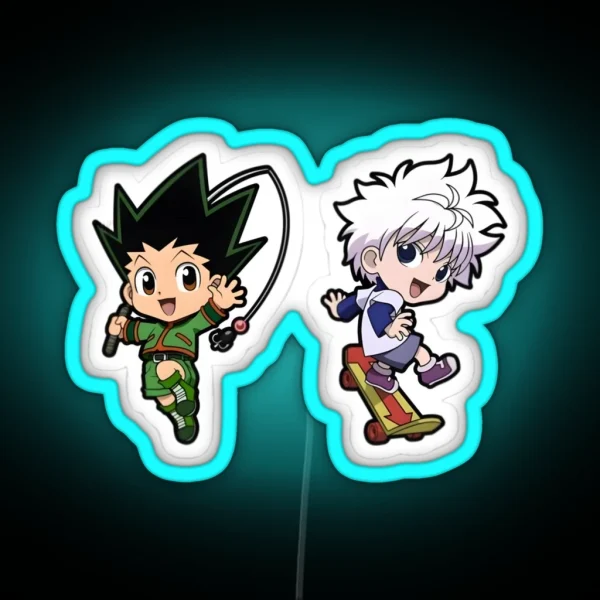 Chibi Hunters RGB Neon Sign